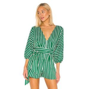 House of Harlow Ruben Romper Green C74